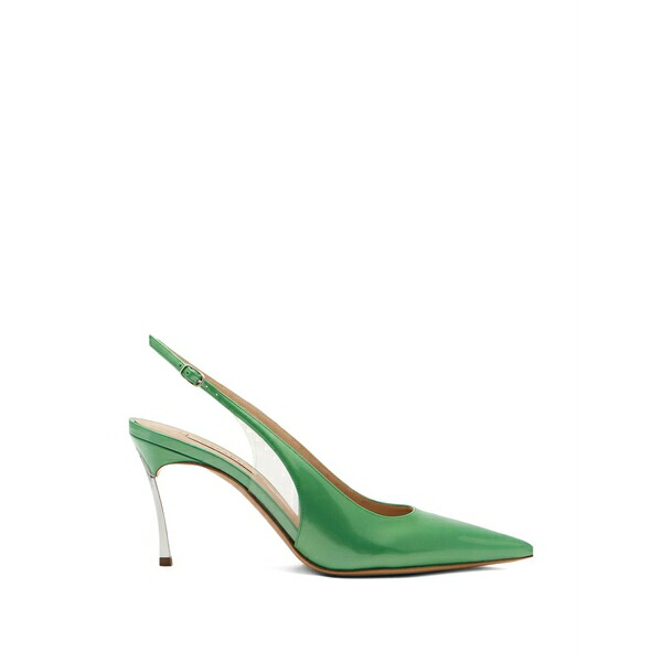 カサディ レディース パンプス シューズ Superblade slingback heeled pumps White