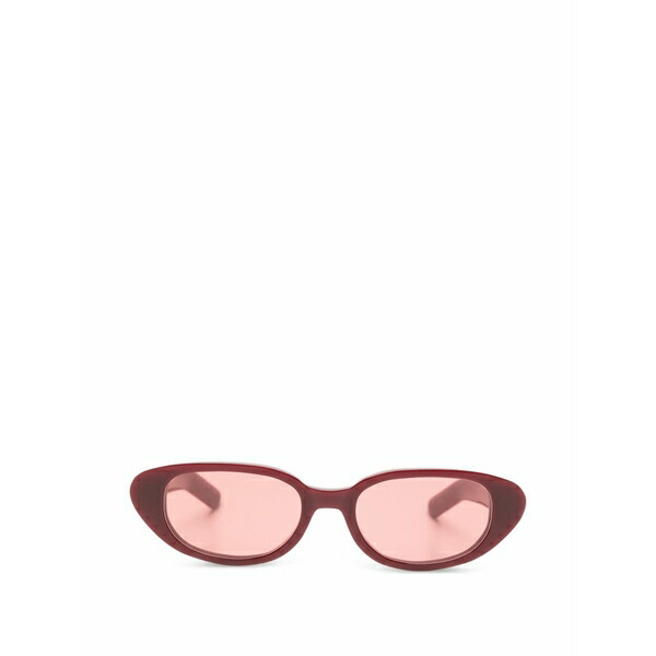 レトロスーパーフューチャー メンズ サングラス・アイウェア 付属物 Vega oval-frame sunglasses Red