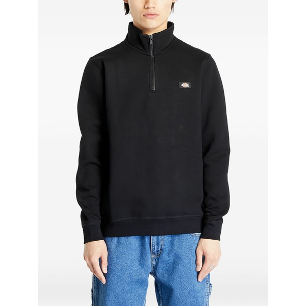 ディッキーズ メンズ パーカー・スウェットシャツ アウター Oakport quarter-zip sweatshirt Black