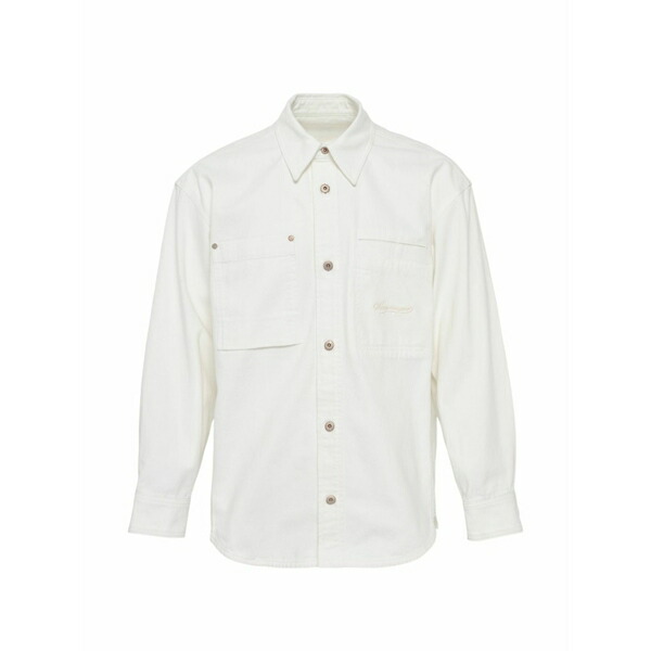 ウーヨンミ メンズ 上衣＆上衣 アウター Shacket back floral-print jacket White