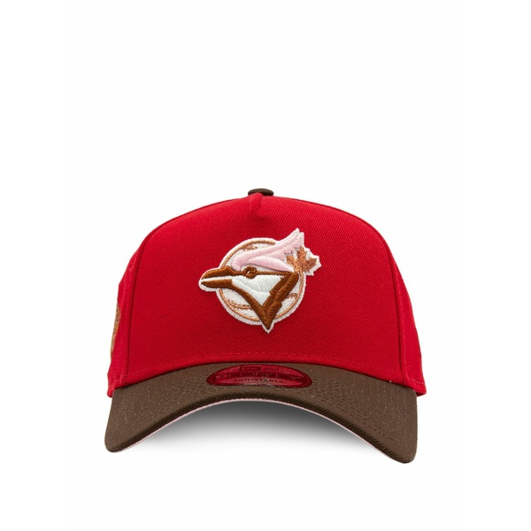 ニュー内鰓 メンズ 鳥打ち帽 付属物 9forty toronto blue jays a-frame cap Red