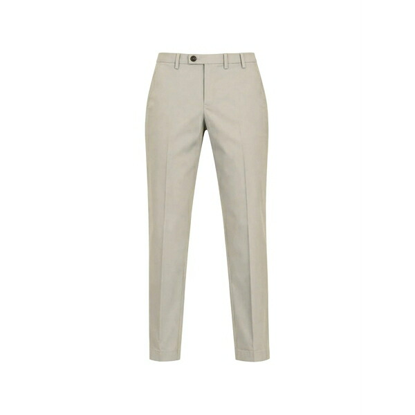 マイケル 電話を掛ける メンズ 心地好いズボン下 ボトムス Pressed-crease trousers Neutrals