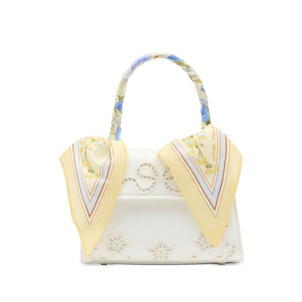 セルフ・ポートレイト レディース ハンドバック 御徒面子 Floral-detail tote bag Neutrals