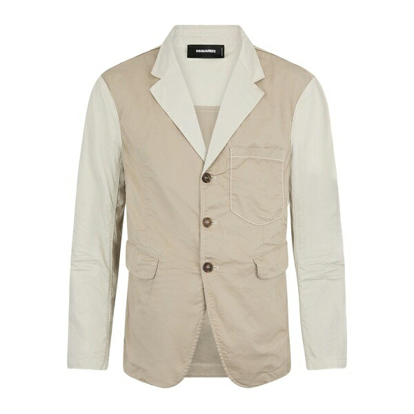 ディースクエアード メンズ 上衣＆上衣 アウター Osaka single-breasted blazer Neutrals