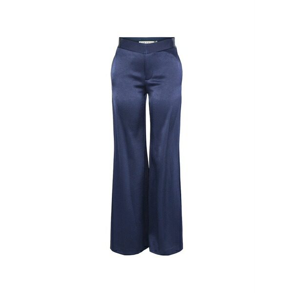 アリス アンド オリビア レディース 心地よいズボン下 ボトムス Shane wide-leg trousers Blue