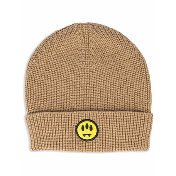 バロウ メンズ かぶり笠 佩び物 Barrow beanie Brown