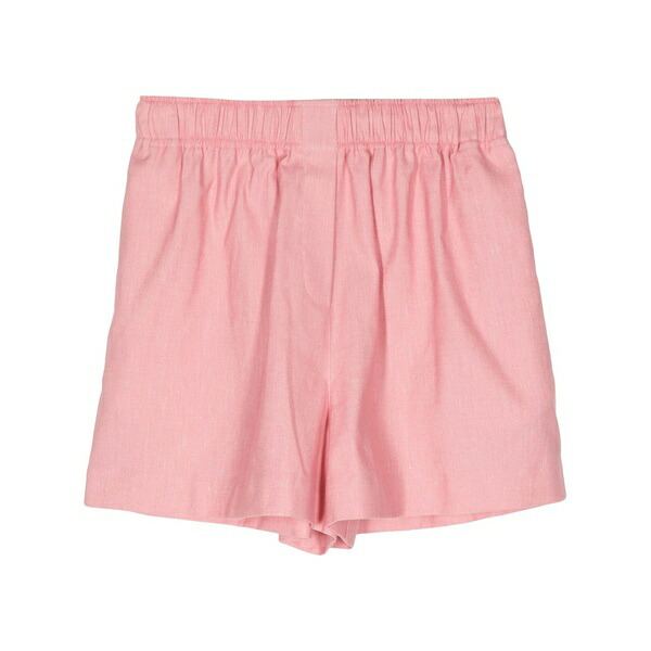 エリー 待遇 レディース 心地よいズボン下 ボトムス Gabardine-weave high-waisted shorts Pink