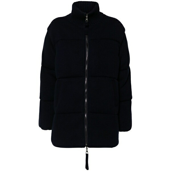 パロッシュ レディース 厚地の外套 アウター Wool puffer coat  Blue