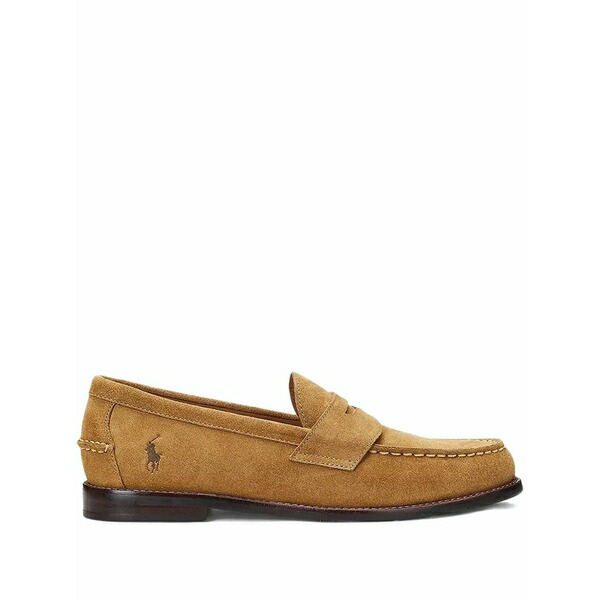 ラルフローレン メンズ スリッポン・ローファー シューズ Alston suede loafers Orange