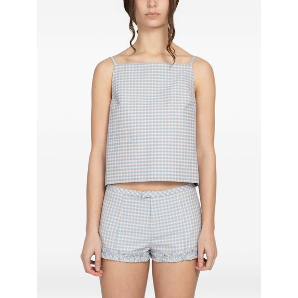 サンディリアング レディース カットソー トップス Cecilia top Blue
