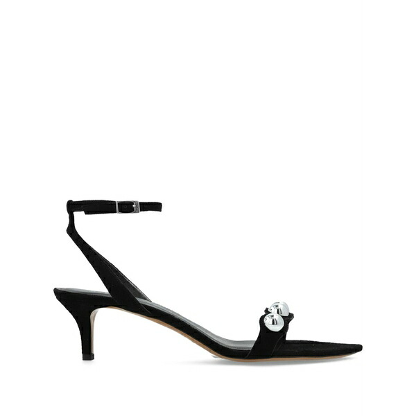 イザ呼びりん マラン レディース サンダル シューズ 60粍 arolee kitten-heel sandals Black