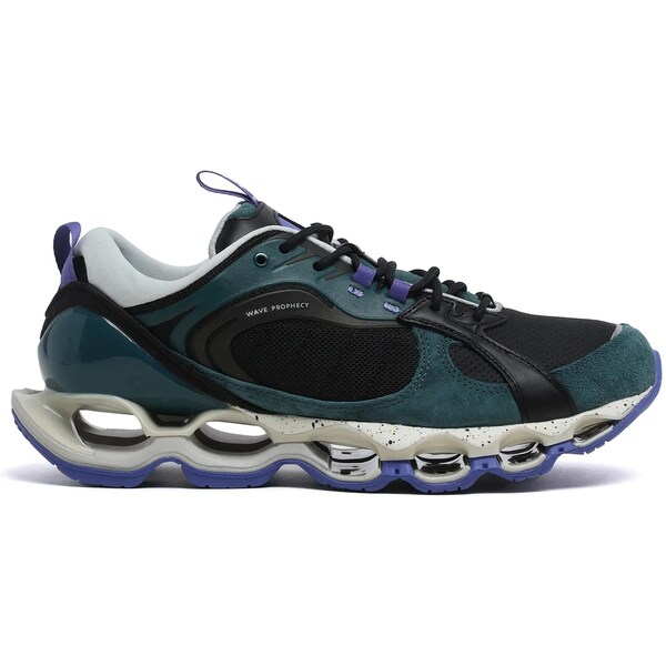 Mizuno ミズノ メンズ スニーカー 【Mizuno Wave Prophecy Beta 2 Graphpaper】 サイズ US_8(26.0cm) Black/Aqua/Purple|asty