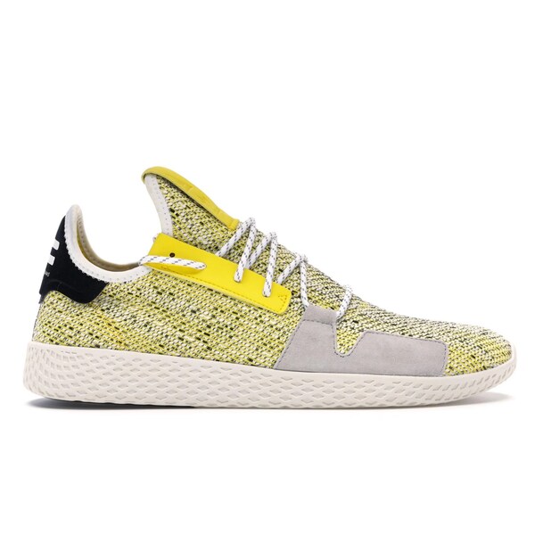 adidas アディダス メンズ スニーカー 【adidas Tennis Hu V2 Pharrell Solar Pack Yellow】 サイズ US_11(29.0cm) Black/Cloud White/Core Black|asty