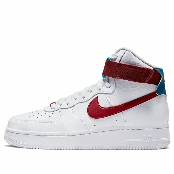 Nike ナイキ レディース スニーカー 【(WMNS) Nike Air Force 1 High 'White Team Red' 334031-119】 サイズ US_5(22.0cm)|asty
