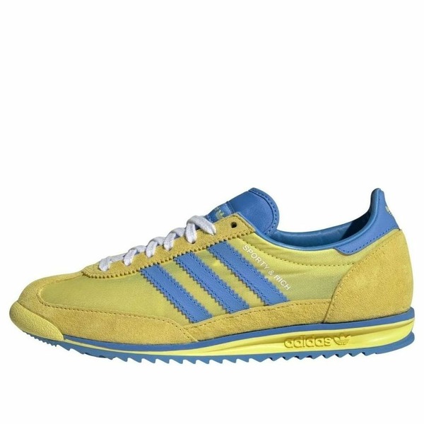 adidas アディダス レディース スニーカー 【(WMNS) adidas x Sporty & Rich SL 72 OG 'Light Yellow Real Blue' JH6702】 サイズ US_W_11|asty