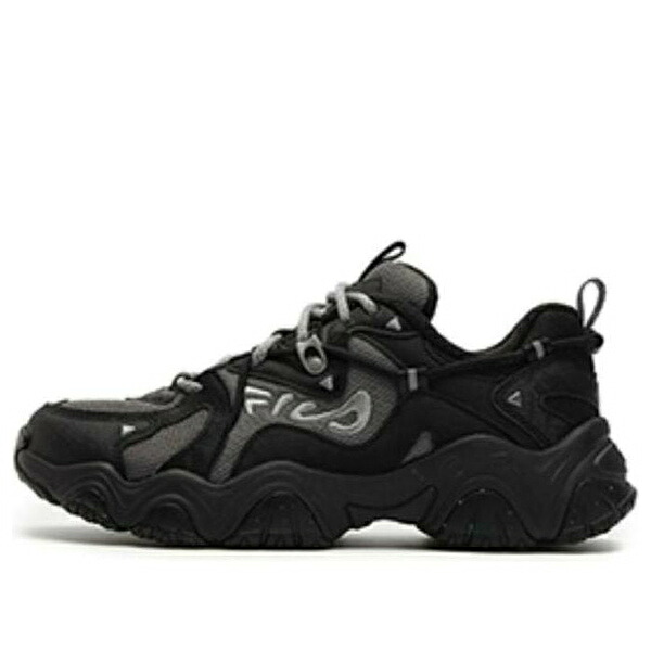 FILA フィラ レディース スニーカー  【(WMNS) FILA Fluid 4 Sneakers \u0027Black Grey\u0027 F12W342117FWA】  大きさ US_6(23.0糎)
