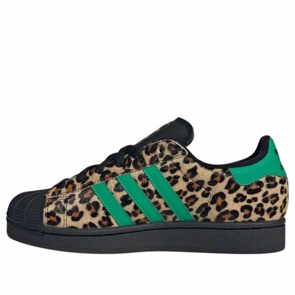 adidas アディダス レディース スニーカー 【(WMNS) adidas Superstar II 'Black Green Leopard' JP8165】 サイズ US_5(22.0cm)｜asty