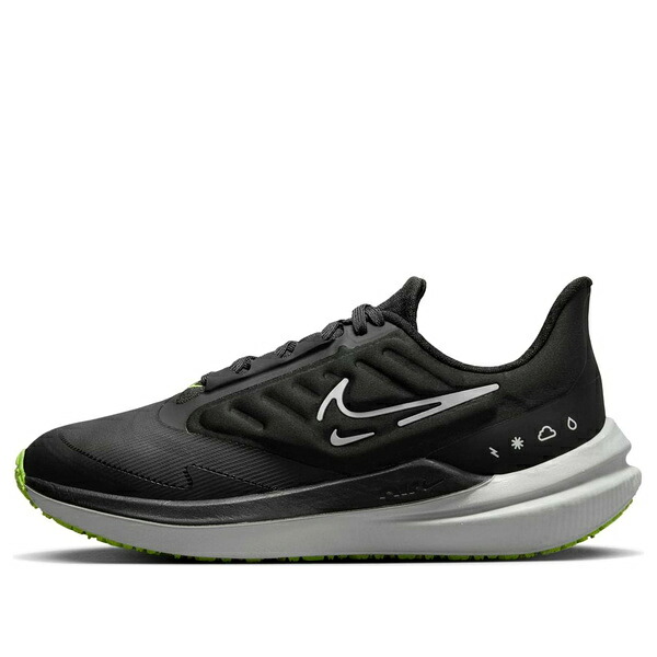 Nike ナイキ レディース スニーカー 【(WMNS) Nike Air Zoom Winflo 9 Shield 'Black White Volt' DM1104-001】 サイズ US_W_10|asty