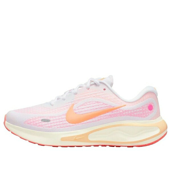Nike ナイキ レディース スニーカー  【(WMNS) Nike Journey Run \u0027White Ice Peach Orange Pulse\u0027 FJ7765-118】  大きさ US_7(24.0糎)