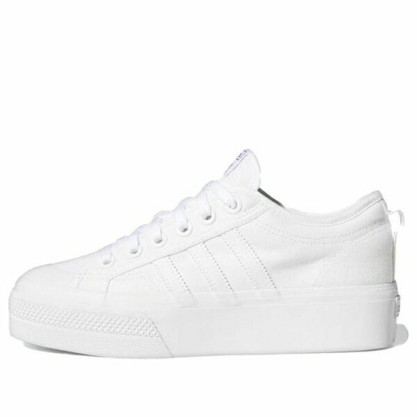 adidas アディダス レディース スニーカー  【(WMNS) adidas Nizza Platform Triple White FV5322】  サイズ US_6(23.0cm)