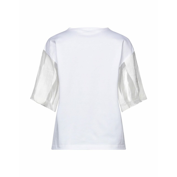 ファビアナ フィリッピ レディース Tシャツ White トップス T-shirts