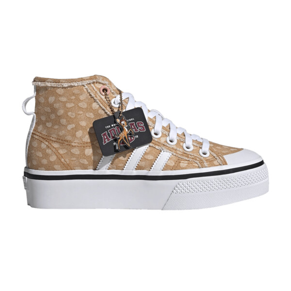adidas アディダス レディース スニーカー 【Disney x Wmns Nizza Platform MId 'Bambi'】 サイズ US_6(23.0cm) Brown画像