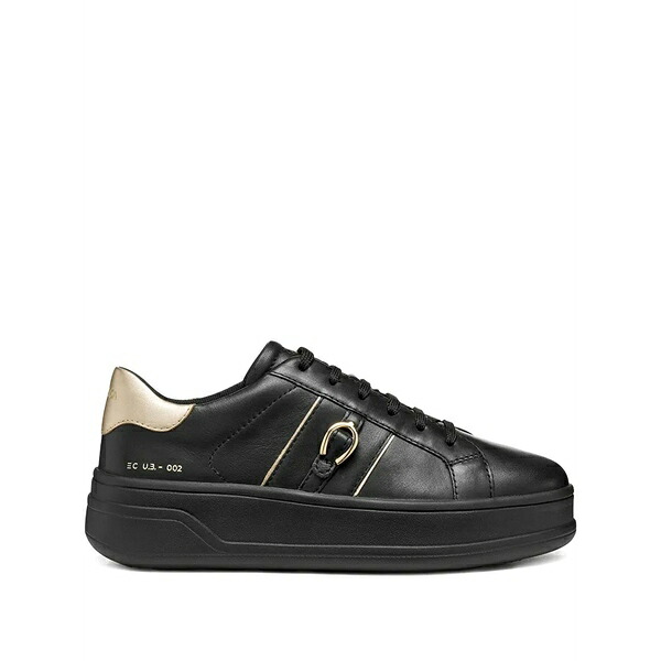 ジェオックス レディース スニーカー シューズ Spherica ecub stripe ring trainers Black