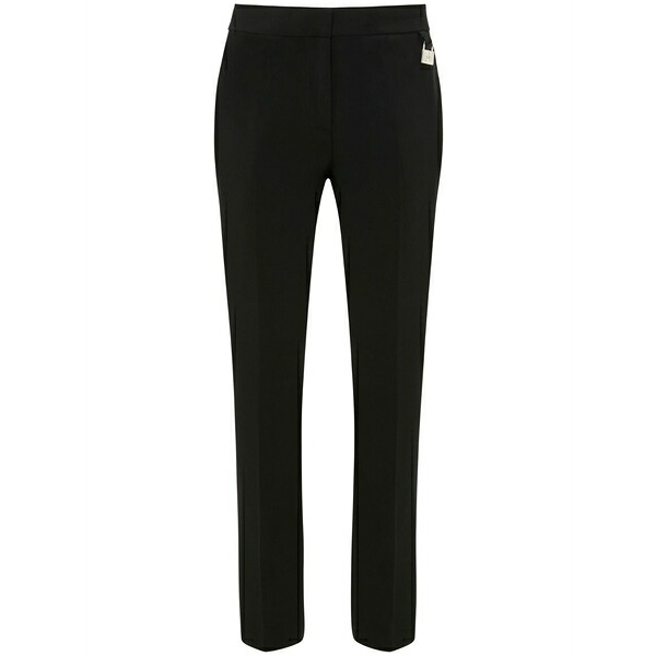 J.W.アンダーソン レディース カジュアルパンツ ボトムス Padlock-embellished slim-leg trousers Black|asty