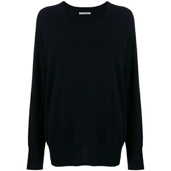 チンティアンドパーカー レディース 編み物\u0026スウェーター アウター Slouchy cashmere jumper Blue
