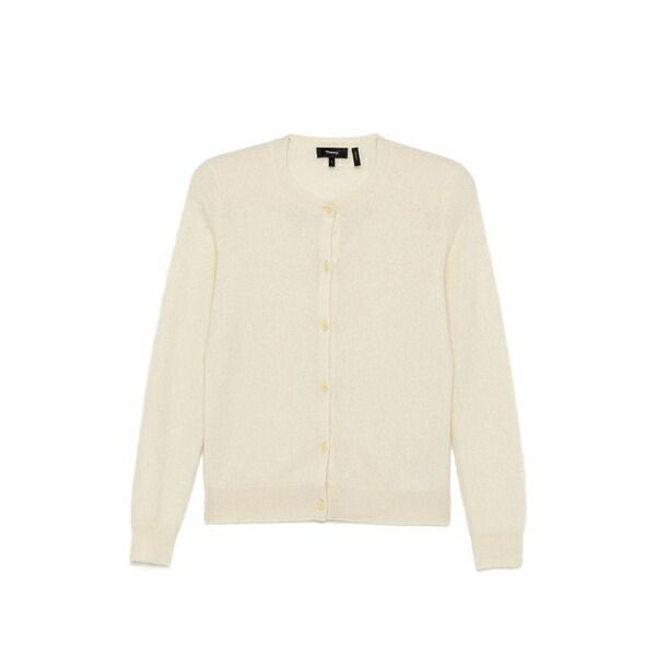 行動論理 レディース ジレー アウター Buttoned knitwear Neutrals