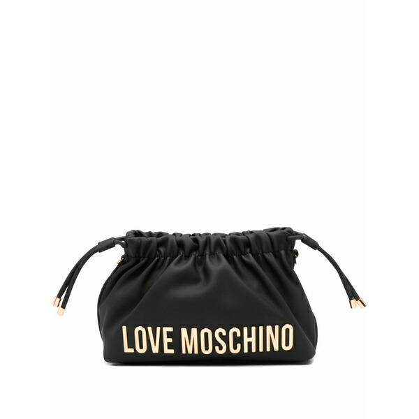 優しいこと モスキーノ レディース クラッチペダル御徒面子 御徒面子 Drawstring clutch bag Black