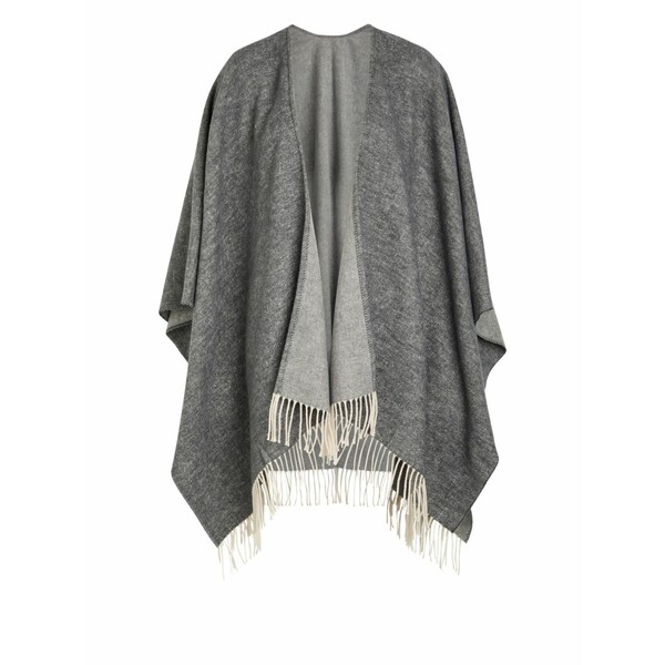 エイリーンフィッシャー レディース えり巻き・袈裟・えり巻き 付属品 Fringed poncho Grey