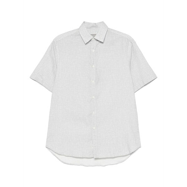 カナーリ メンズ シャツ トップス Printed shirt Grey｜asty