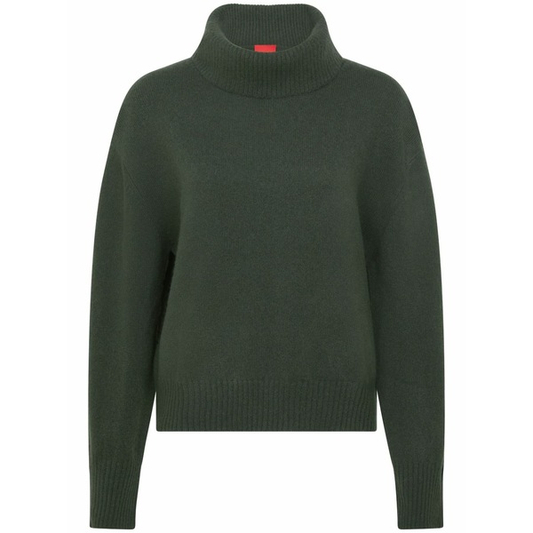 カシミヤ はたご屋 優しいこと レディース 編み物\u0026スウェーター アウター Moss cashmere jumper Green
