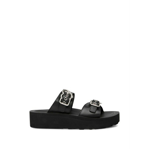 ラブ モスキーノ レディース サンダル シューズ Buckle strap sandals Black｜asty