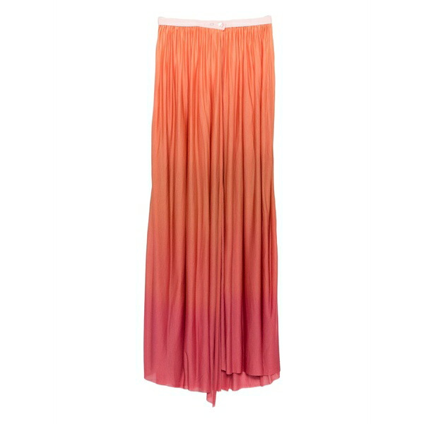 ファリエロ サルティ レディース スカート ボトムス Pleated ombre skirt Orange｜asty