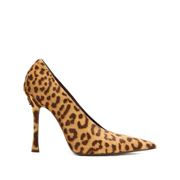 ロベルトカヴァリ レディース パンプス シューズ Leopard-print pointed-toe pumps Brown