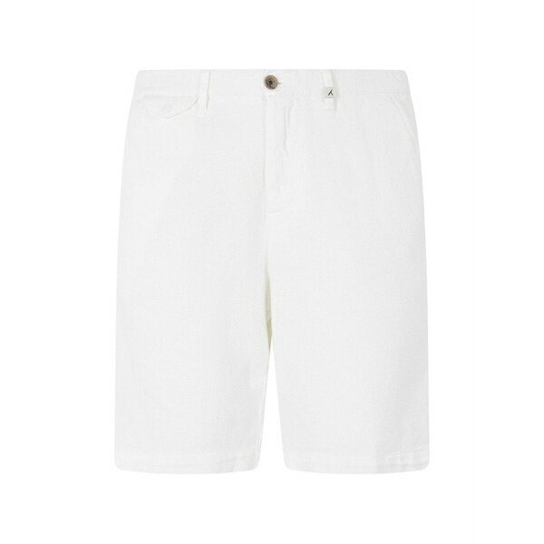 ミース メンズ 心地よいズボン下 ボトムス Textured cotton shorts White