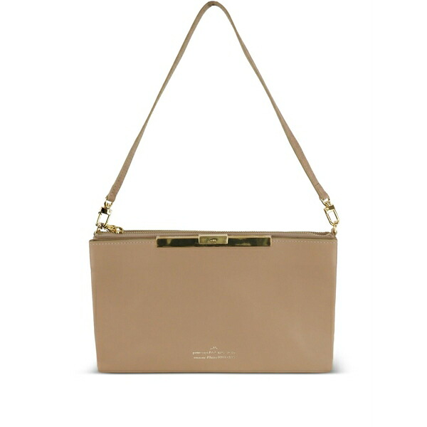ロック レディース クラッチバッグ バッグ Triple file clutch bag Brown｜asty