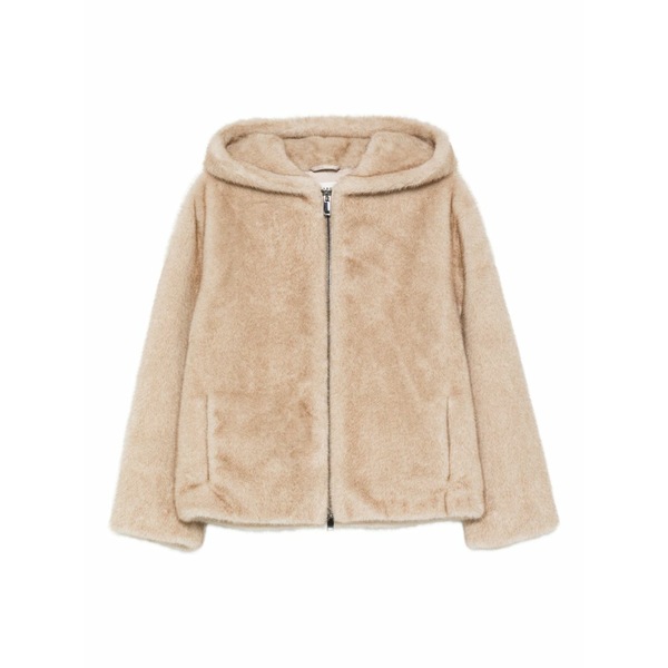 パロッシュ レディース 上衣＆上衣 アウター Hooded zip-front jacket Neutrals