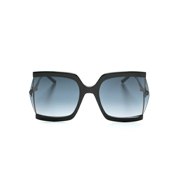 キャロライナヘレラ メンズ サングラス・アイウェア 付属物 Oversize-frame sunglasses Black