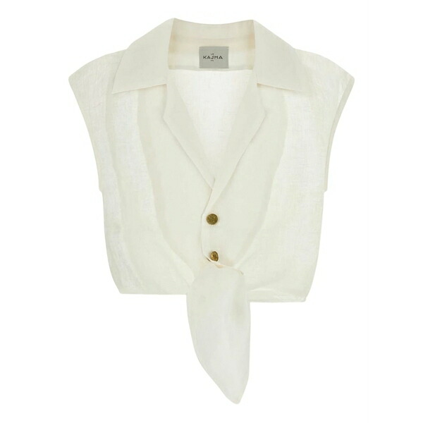 ル・カシャ レディース プルオーバー トップス Sanabo v-neck blouse White