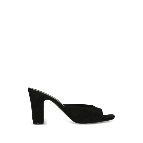 ジュリーディー レディース サンダル シューズ Suede heeled sandals Black