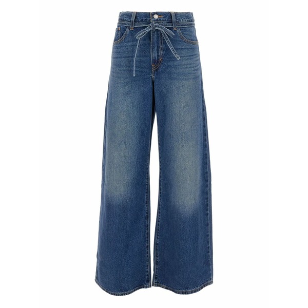 リーヴァイズジーンズ レディース ジーンズズボン下 ボトムス Tie-waist jeans Blue