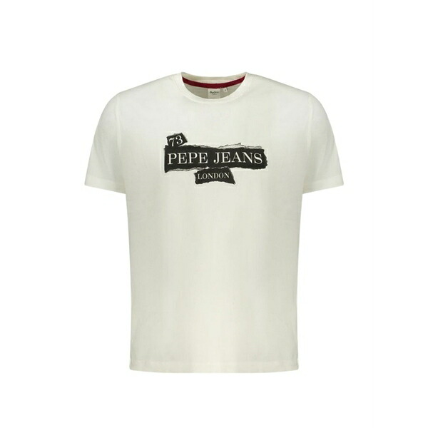 ペペジーンズ メンズ プルオーバー トップス Logo-print cotton t-shirt Neutrals