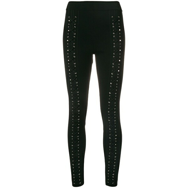 フィリップ飾り気のない レディース レギンス ボトムス String leggings Black