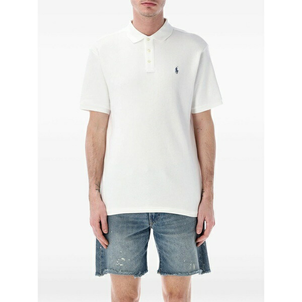 ラルフローレン メンズ スポーツシャツ トップス Logo-detail polo shirt White