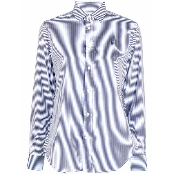 ラルフローレン レディース ティーシャツ トップス Striped pony shirt Blue