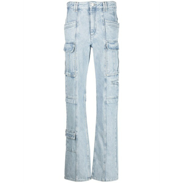 イザ呼びりん マラン レディース ジーンズズボン下 ボトムス Vokayo straight-leg jeans Blue