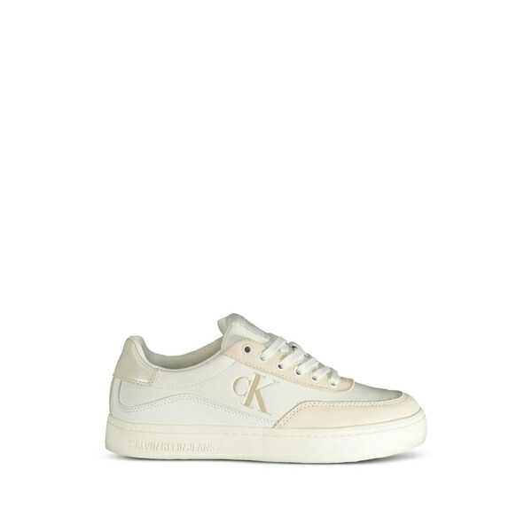 カルバンクライン レディース スニーカー シューズ Monogram-detail sneakers White